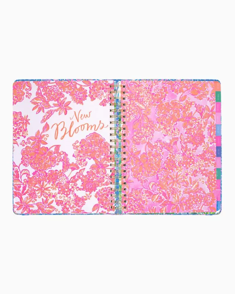 Office Supplies & Stationery^Lilly Pulitzer 2023-2024 17 Month Jumbo Agenda Boca Blue Its A Sailabration