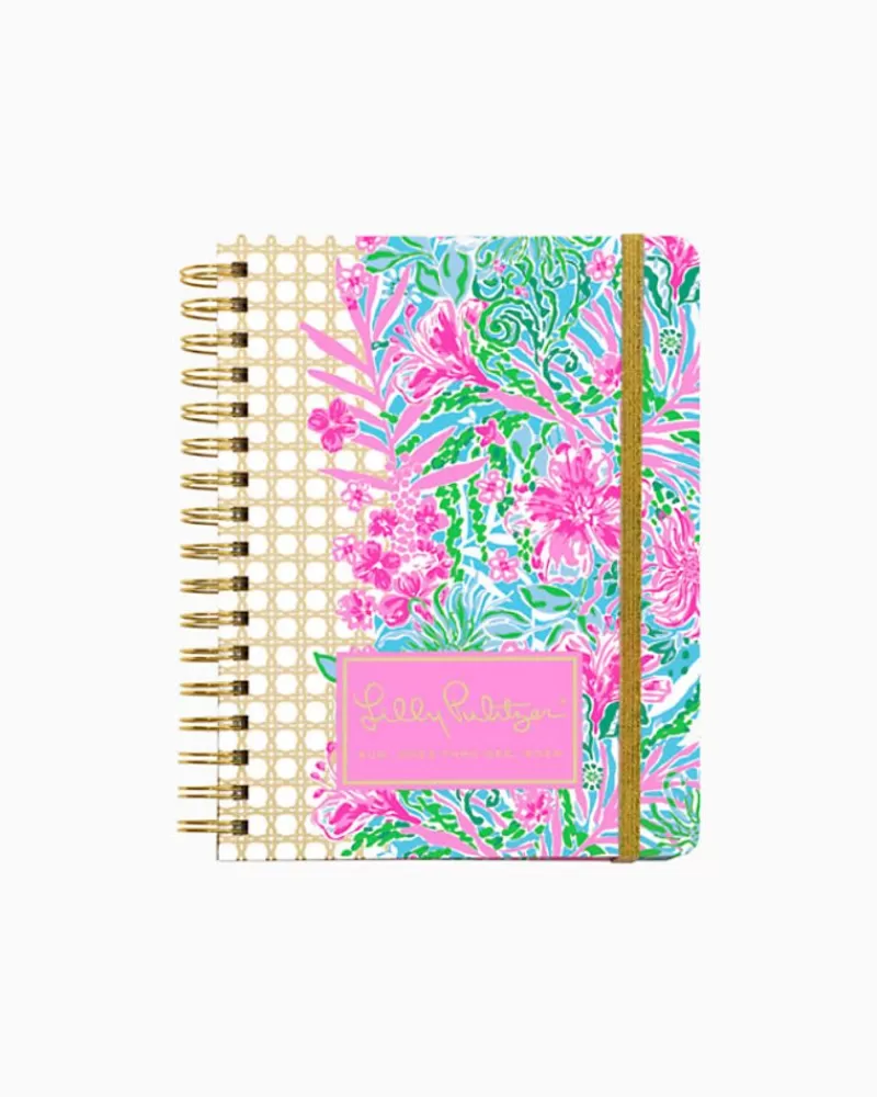 Office Supplies & Stationery^Lilly Pulitzer 2023-2024 17 Month Large Agenda Amalfi Blue Leaf It Wild