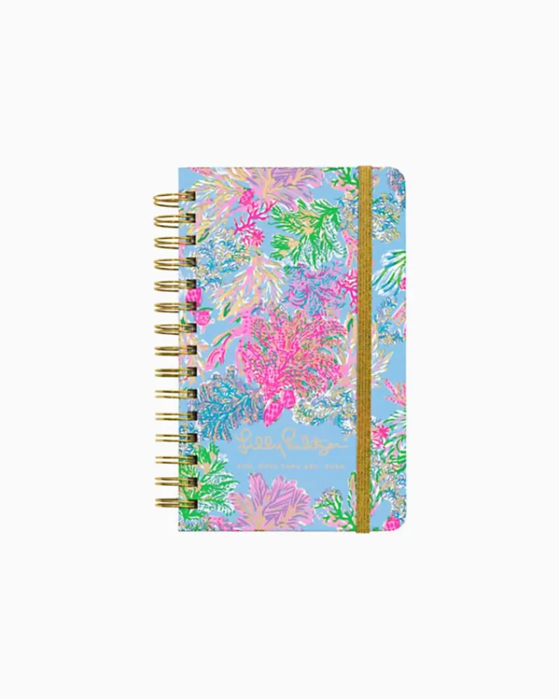 Office Supplies & Stationery^Lilly Pulitzer 2023-2024 17 Month Medium Agenda Celestial Blue Cay To My Heart