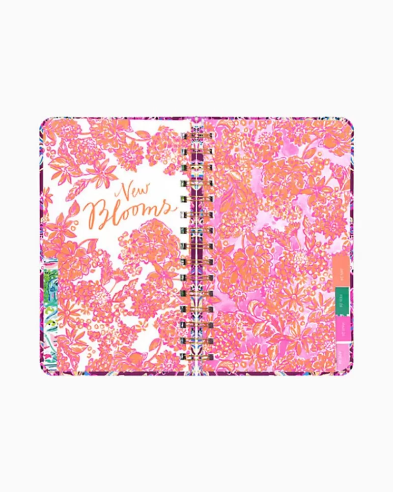 Office Supplies & Stationery^Lilly Pulitzer 2024 Medium Monthly Planner - 12 Month Amarena Cherry Tropical With A Twist