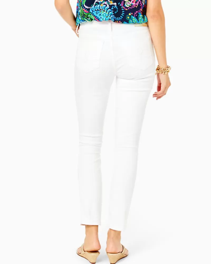 Bottoms^Lilly Pulitzer 29" South Ocean High-Rise Skinny Pant Resort White