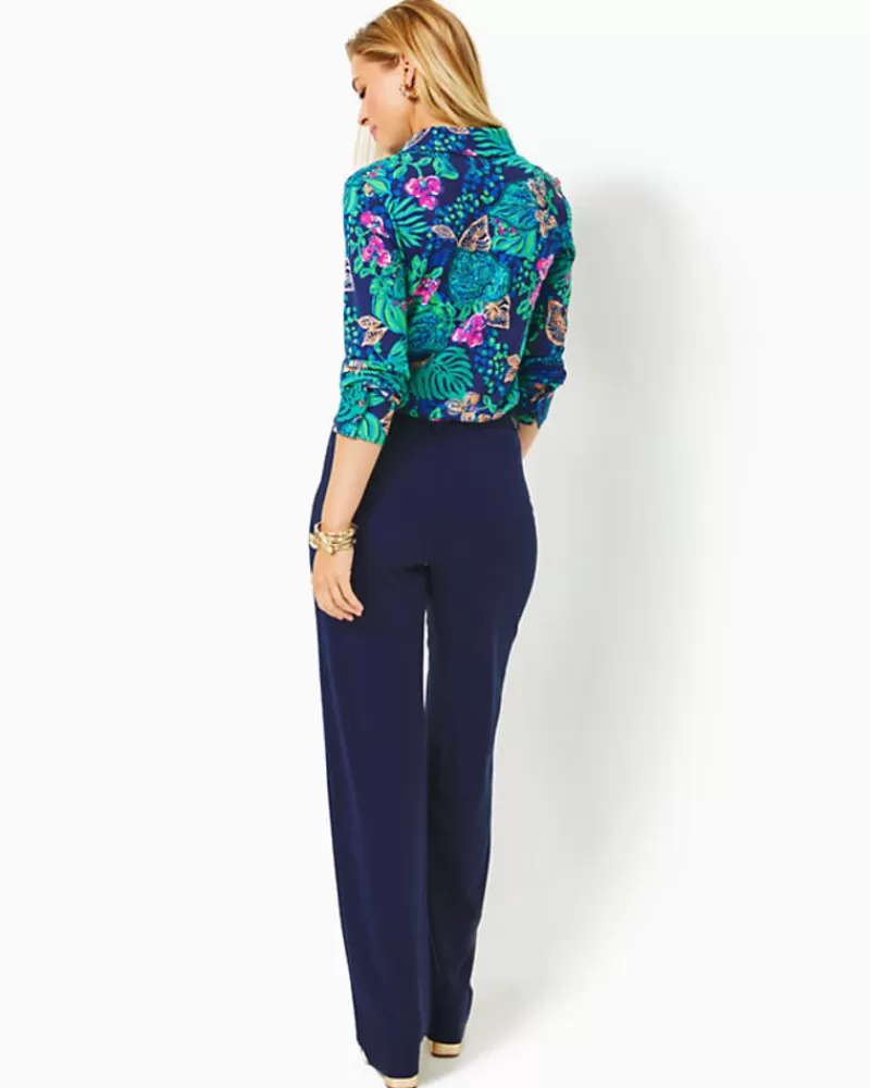 Bottoms^Lilly Pulitzer 32" Lyndie Pant True Navy