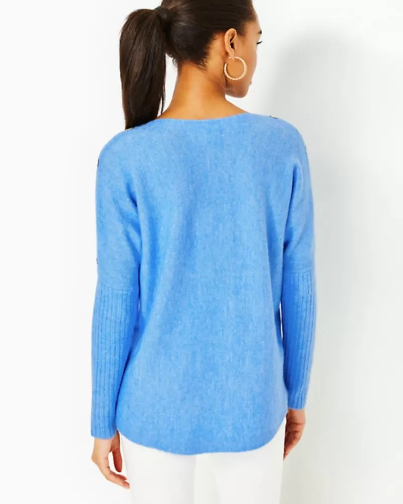 Sweaters & Cardigans^Lilly Pulitzer Arna Pullover Sweater Heathered Abaco Blue