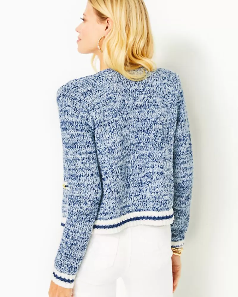 Sweaters & Cardigans^Lilly Pulitzer Beckington Cardigan Abaco Blue Marl