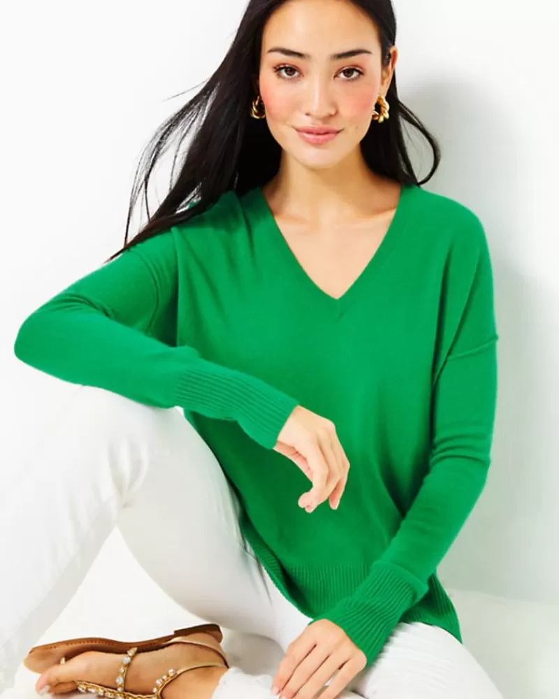 Sweaters & Cardigans^Lilly Pulitzer Bedford Cashmere Sweater Kelly Green