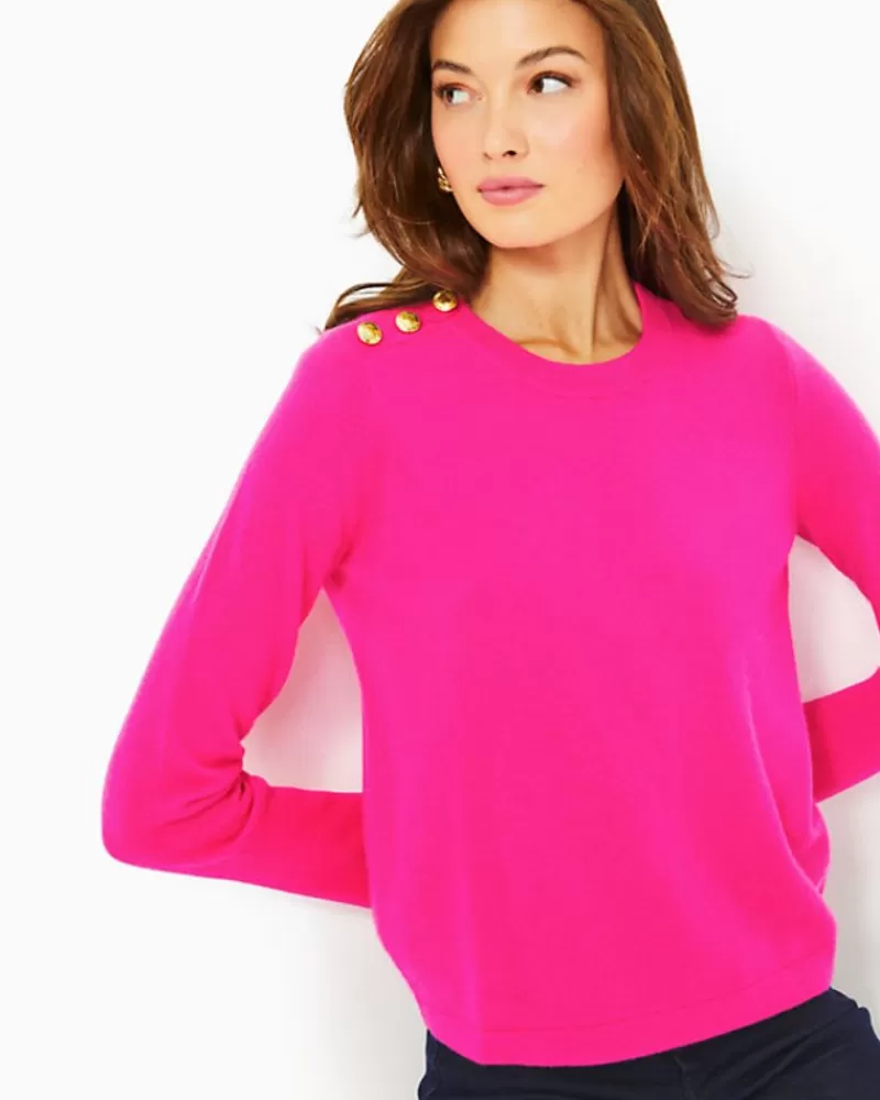 Sweaters & Cardigans^Lilly Pulitzer Brinkley Cashmere Sweater Pink Palms