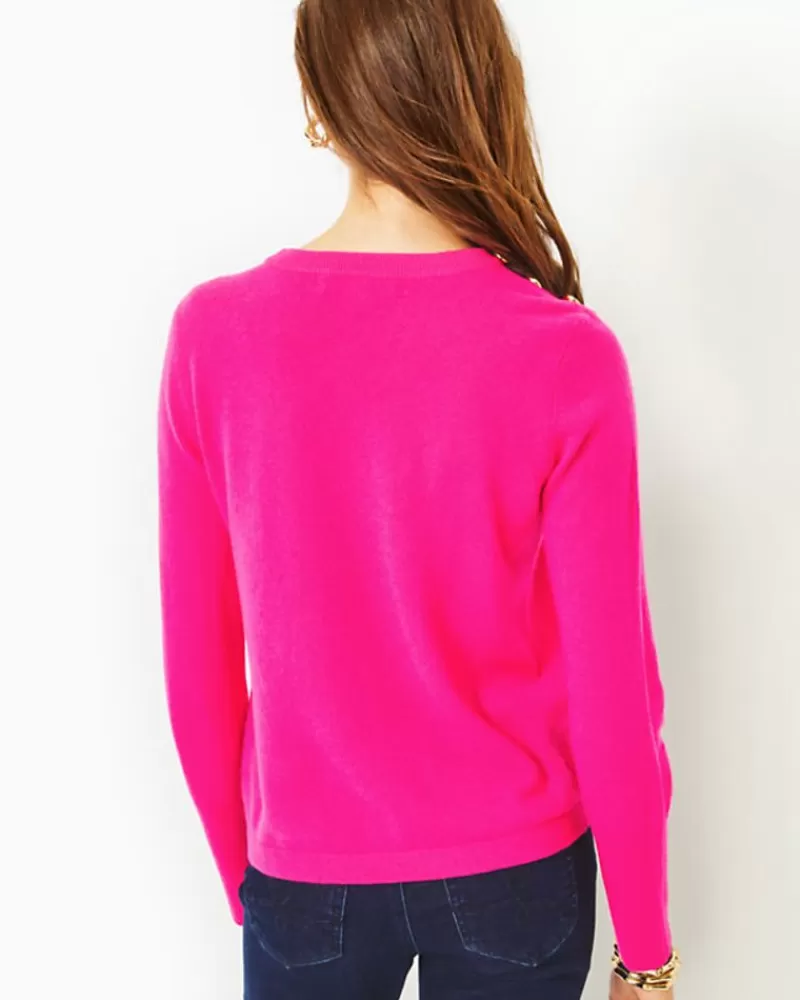 Sweaters & Cardigans^Lilly Pulitzer Brinkley Cashmere Sweater Pink Palms