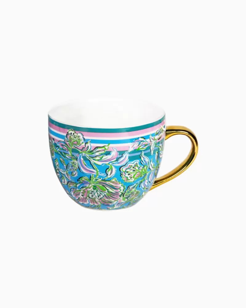 Tabletop^Lilly Pulitzer Ceramic Mug Cumulus Blue Chick Magnet