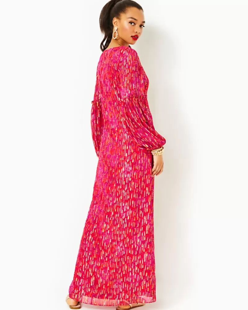 Dresses^Lilly Pulitzer Cleme Maxi Dress Amaryllis Red Secret Hideaway