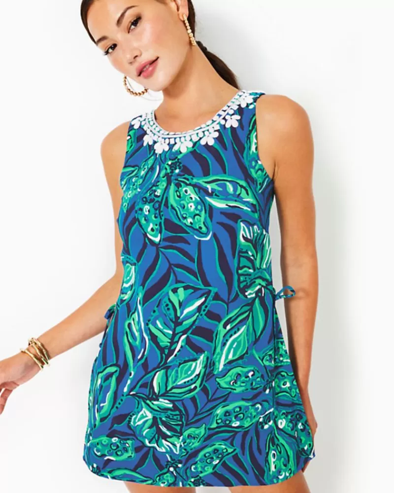 Rompers & Jumpsuits^Lilly Pulitzer Donna Sleeveless Romper Indigo Breeze Shady Gators