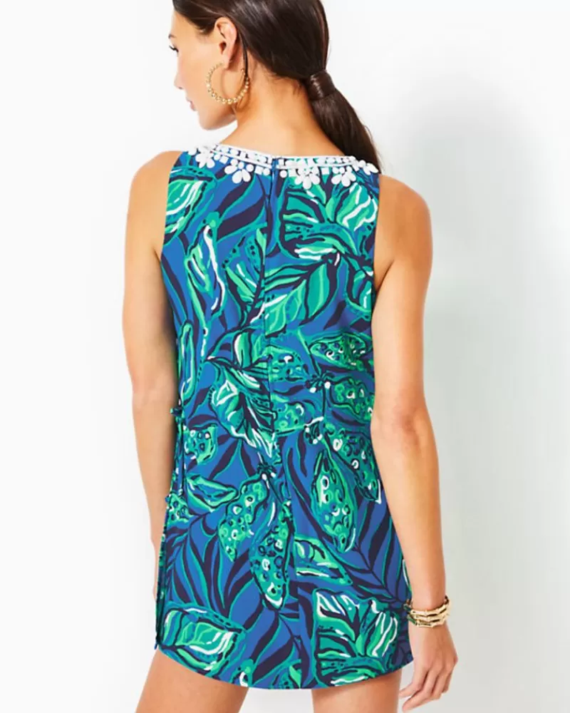 Rompers & Jumpsuits^Lilly Pulitzer Donna Sleeveless Romper Indigo Breeze Shady Gators