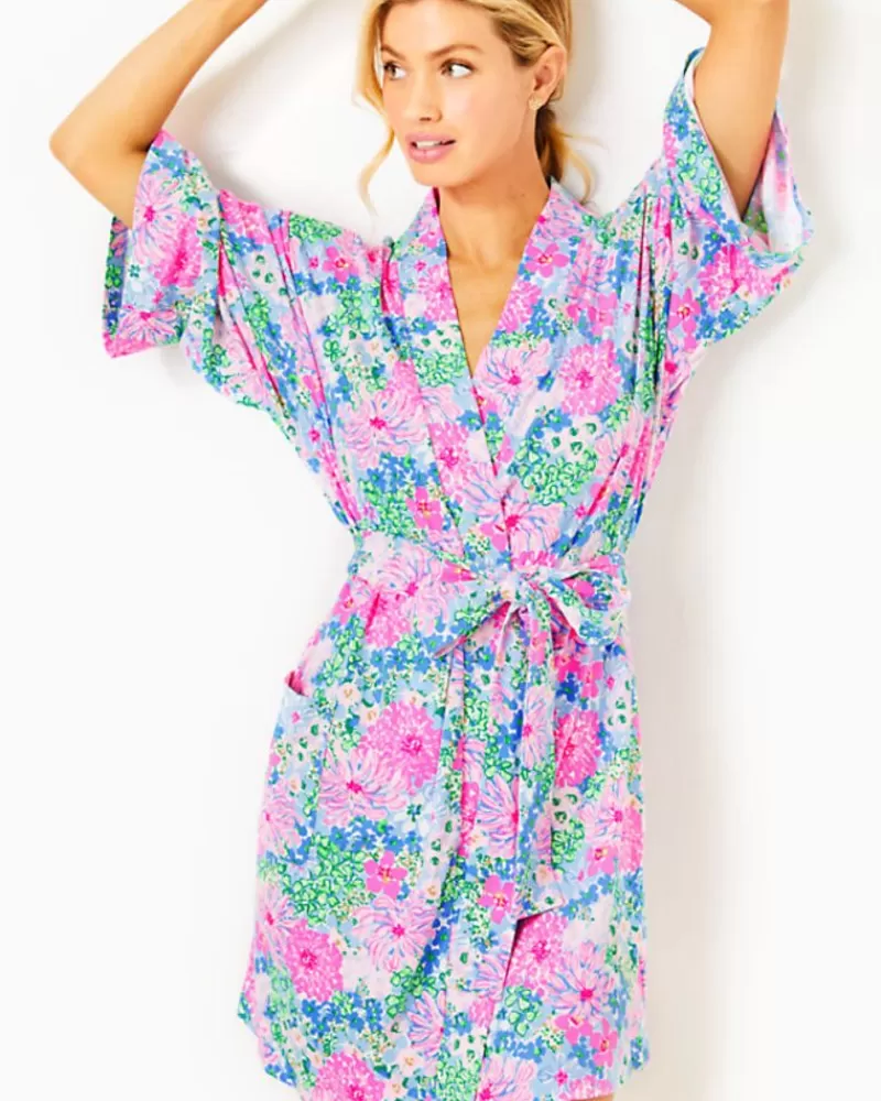 Pajamas^Lilly Pulitzer Elaine Knit Robe Multi Lil Soiree All Day