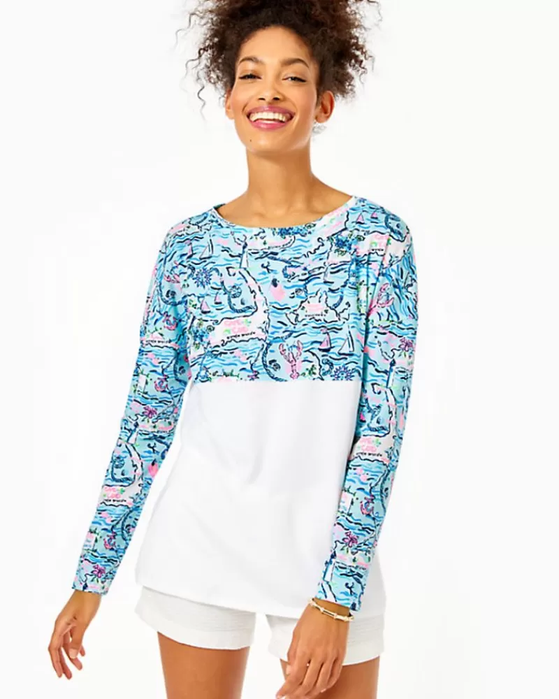 Loungewear^Lilly Pulitzer Finn Top Bali Blue Lilly Loves Cape Cod