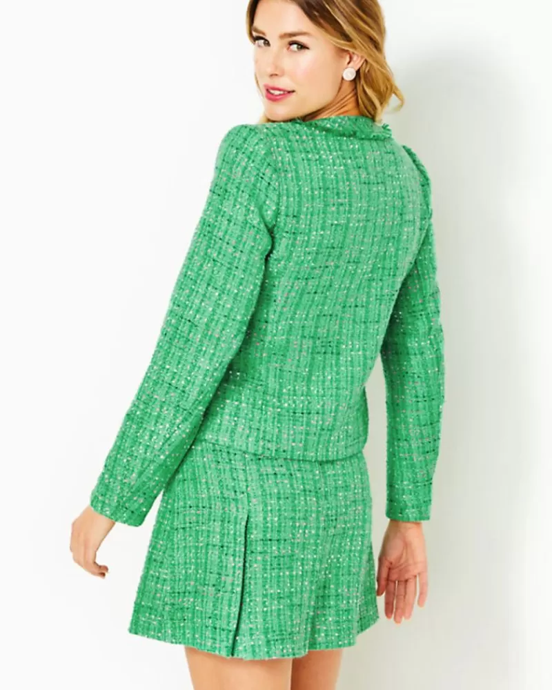 Outerwear^Lilly Pulitzer Gilmore Jacket Kelly Green Palm Beach Boucle