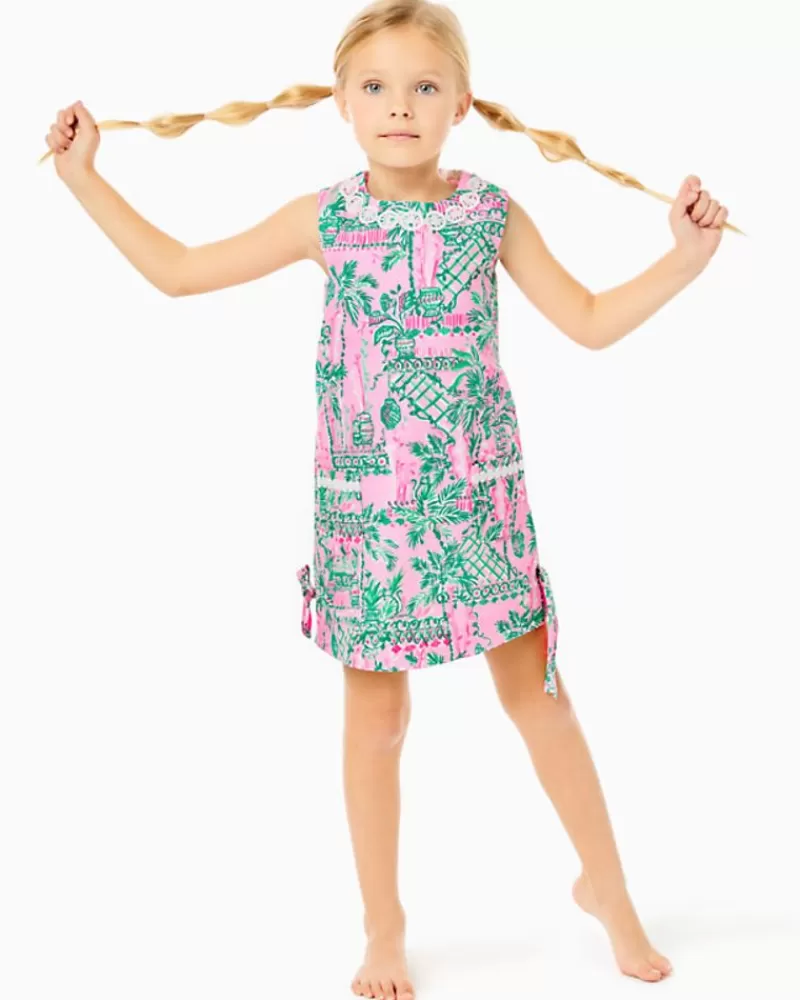 Girls Dresses & Rompers^Lilly Pulitzer Girls Little Lilly Classic Shift Dress Mandevilla Baby Always Worth It