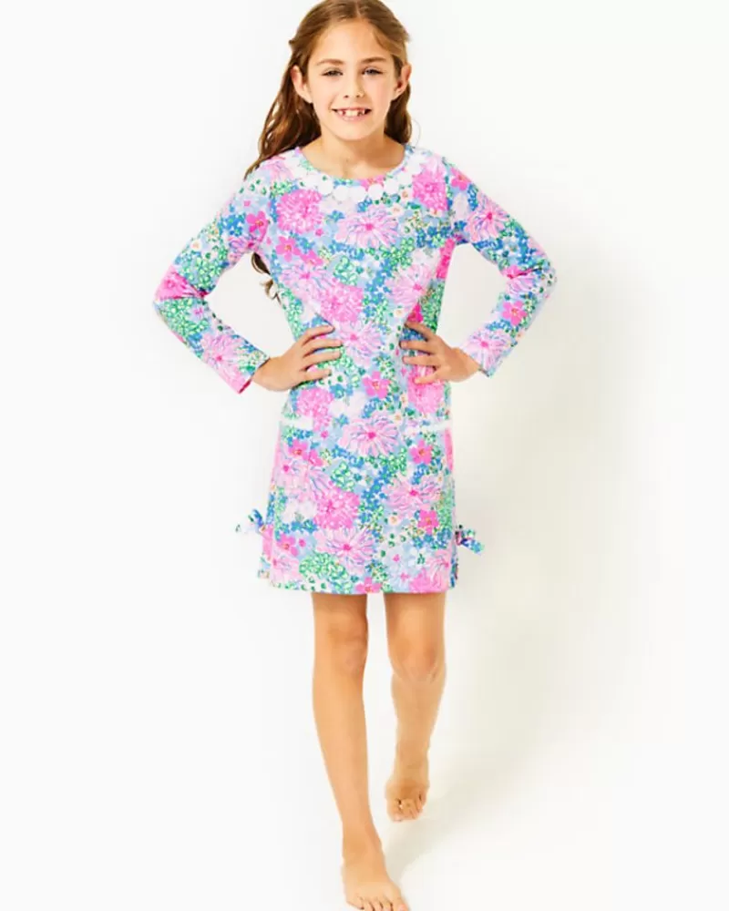 Girls Tops & Bottoms^Lilly Pulitzer Girls Little Lilly Knit Shift Dress Multi Lil Soiree All Day