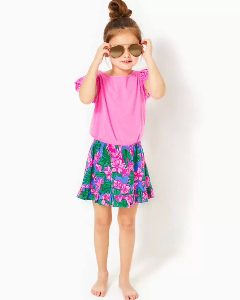 Girls Dresses & Rompers^Lilly Pulitzer Girls Tania Romper Cerise Pink Safari Sunset