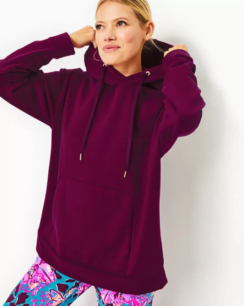 Loungewear^Lilly Pulitzer Hammons Long Sleeve Hoodie Amarena Cherry