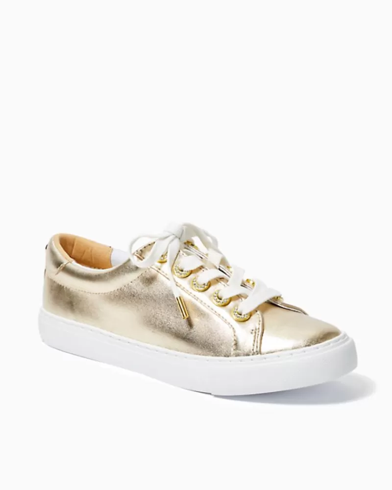 Shoes^Lilly Pulitzer Lux Hallie Sneaker Gold Metallic