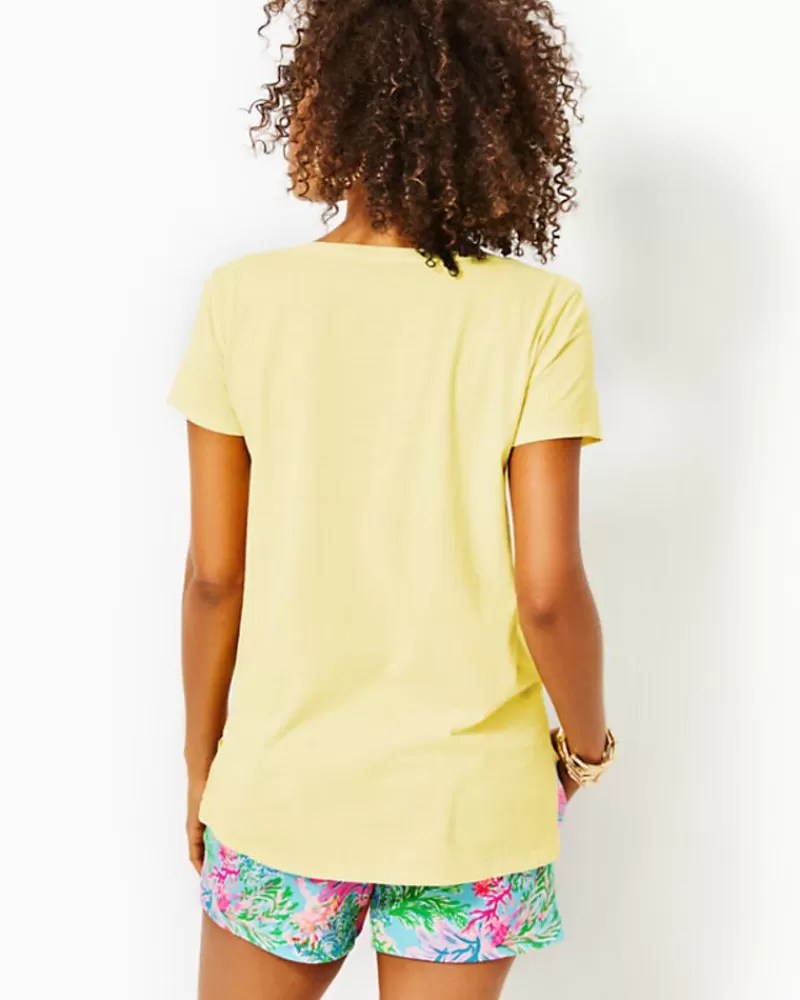 Loungewear^Lilly Pulitzer Meredith Tee Creme Fraiche