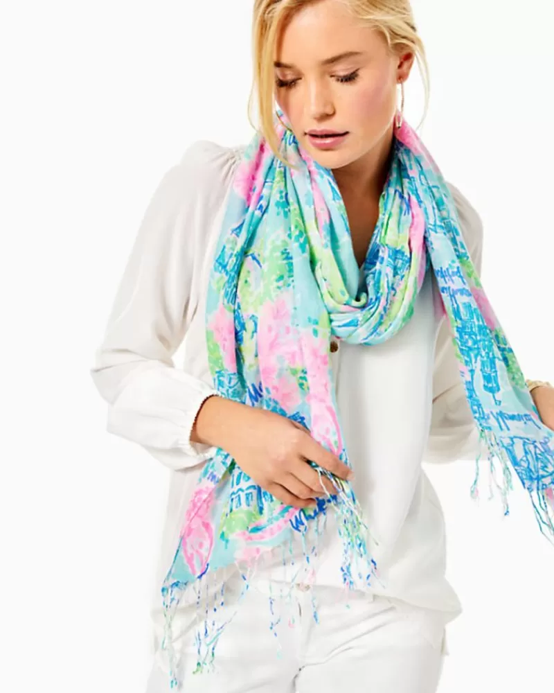 Scarves & Wraps^Lilly Pulitzer Murfee Scarf Multi Lilly Loves Dc