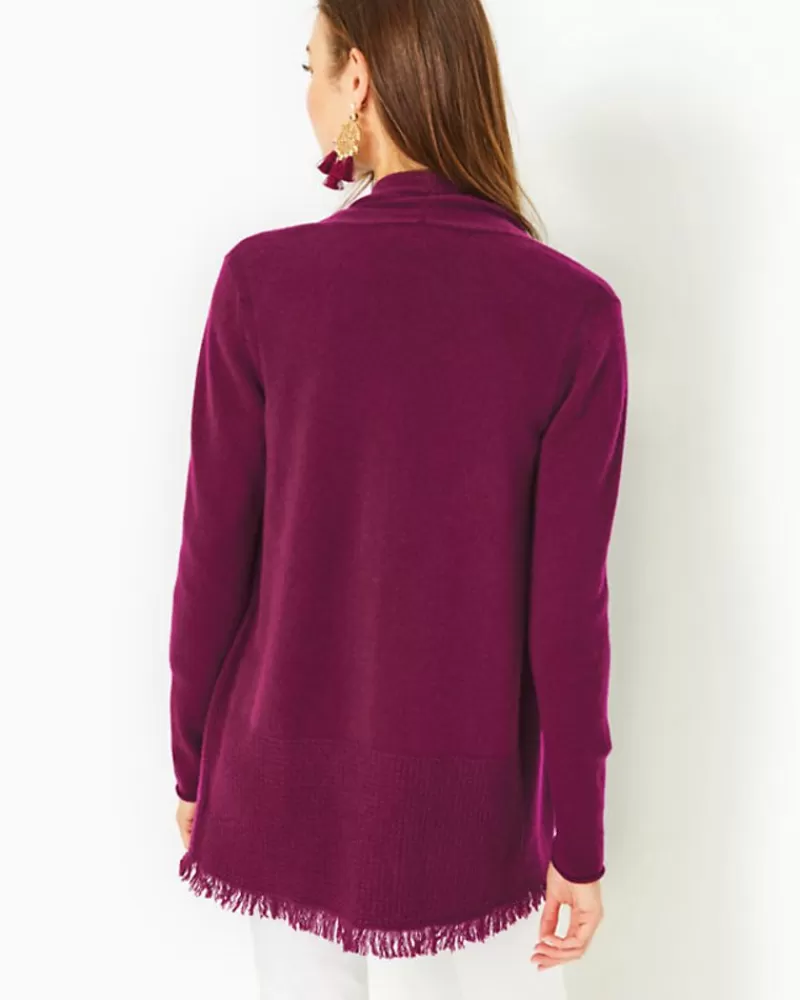 Sweaters & Cardigans^Lilly Pulitzer Noble Cashmere Cardigan Amarena Cherry