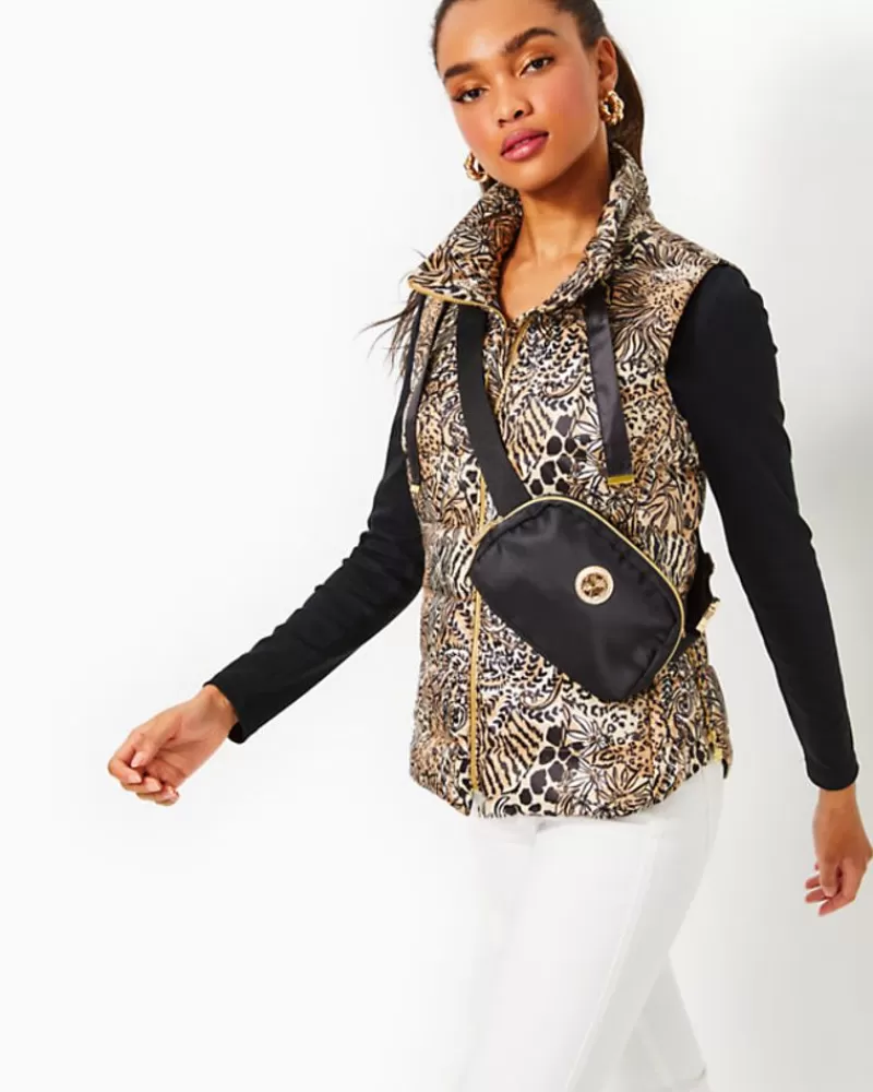 Outerwear^Lilly Pulitzer Pembrooke Vest Rattan Walk On The Wild Side