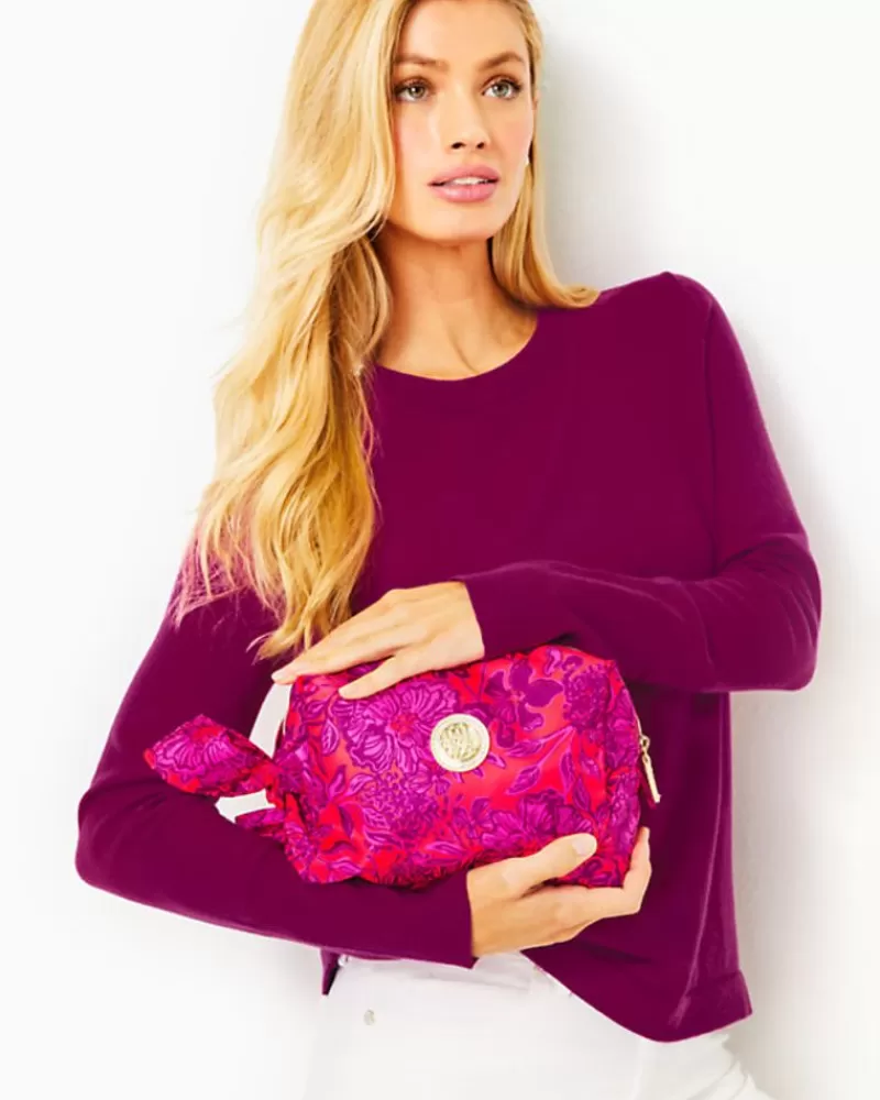 Bags^Lilly Pulitzer Pippa Pouch Amaryllis Red Secret Hideaway