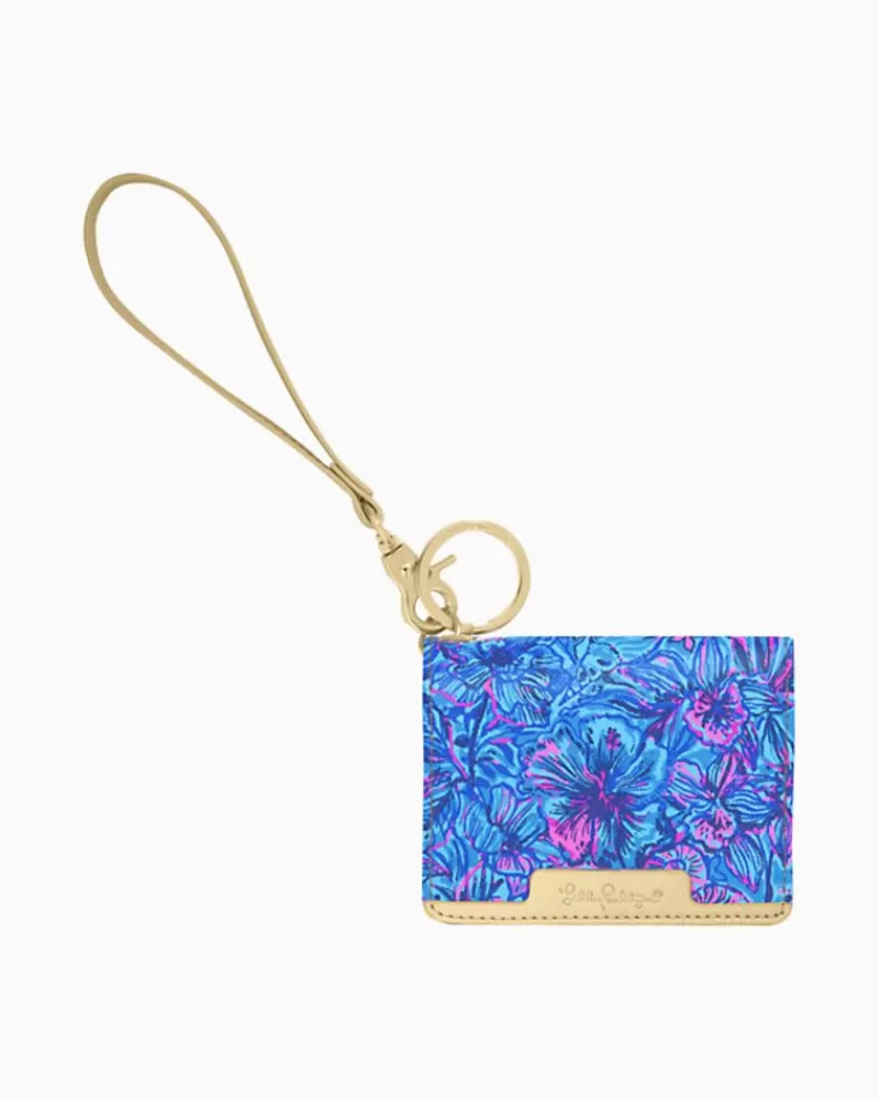 Phone & Tech^Lilly Pulitzer Snap Id Card Case Breakwater Blue Shells N Bells