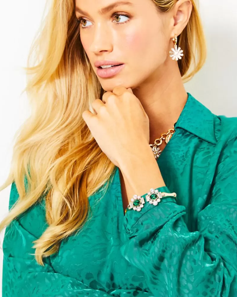 Jewelry^Lilly Pulitzer So Fancy Bracelet Evergreen