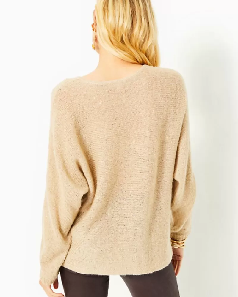 Sweaters & Cardigans^Lilly Pulitzer Soleen Sweater Gold Metallic