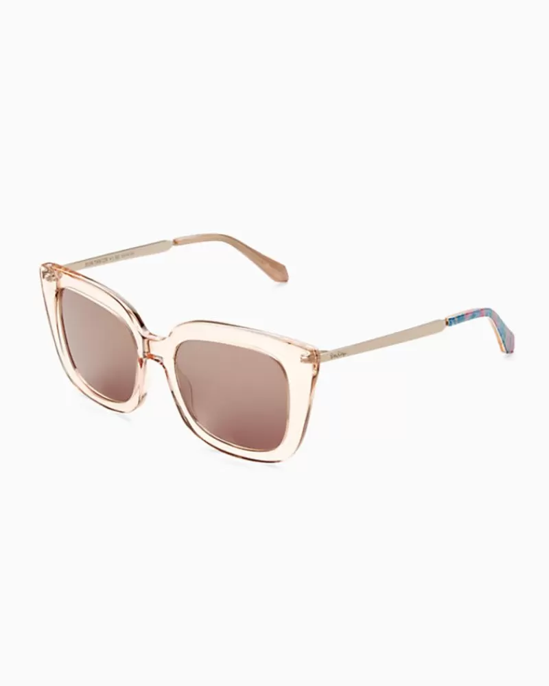 Sunglasses & Eyewear^Lilly Pulitzer Sun Tan Reader Sunglasses Gold Metallic One In A Melon