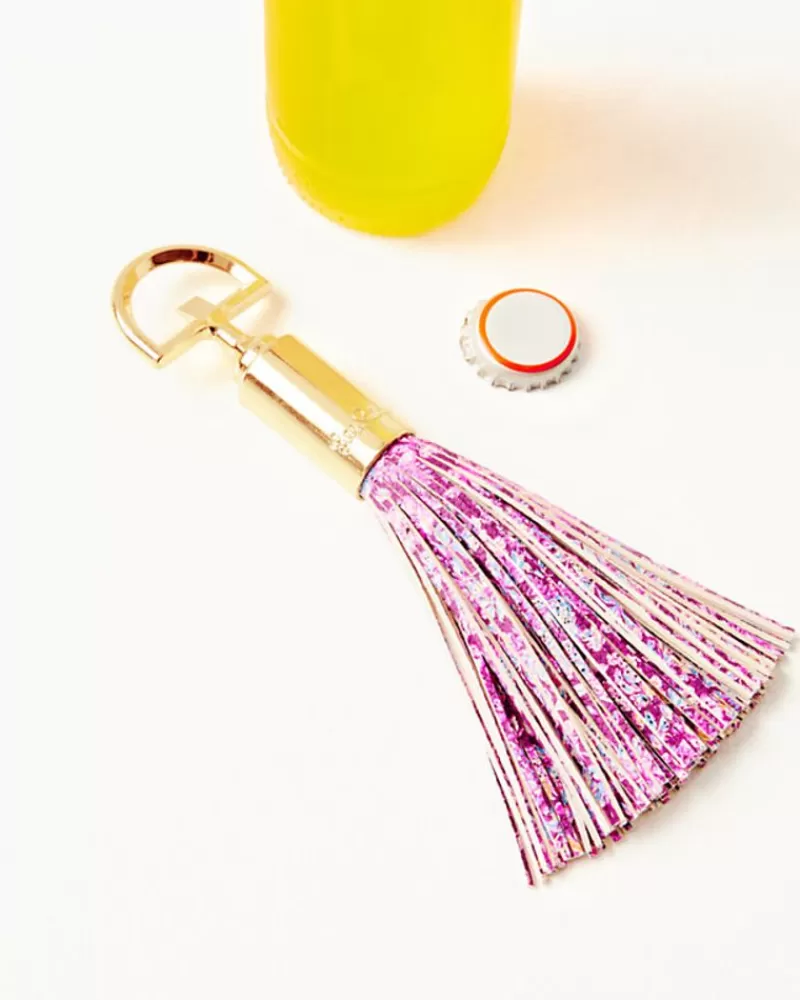 Tabletop^Lilly Pulitzer Tassel Bottle Opener Amarena Cherry Tropical With A Twist