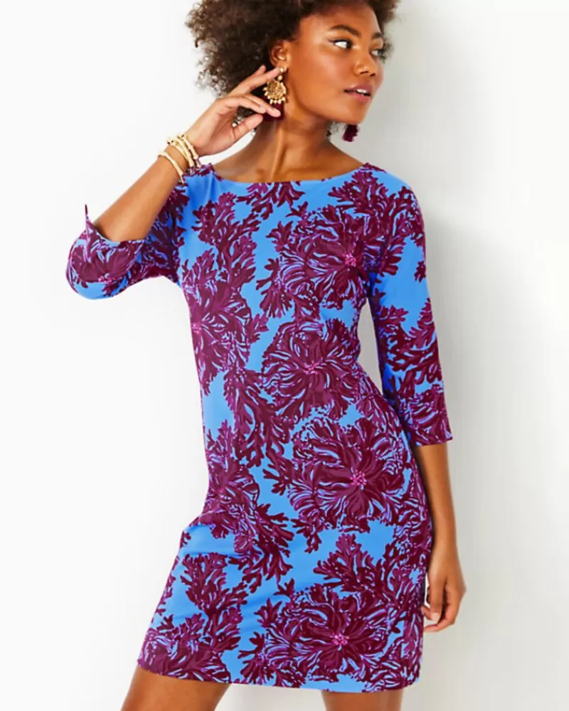 Dresses^Lilly Pulitzer Upf 50+ Chillylilly Braedyn Dress Abaco Blue Feel Like A Shellebrity