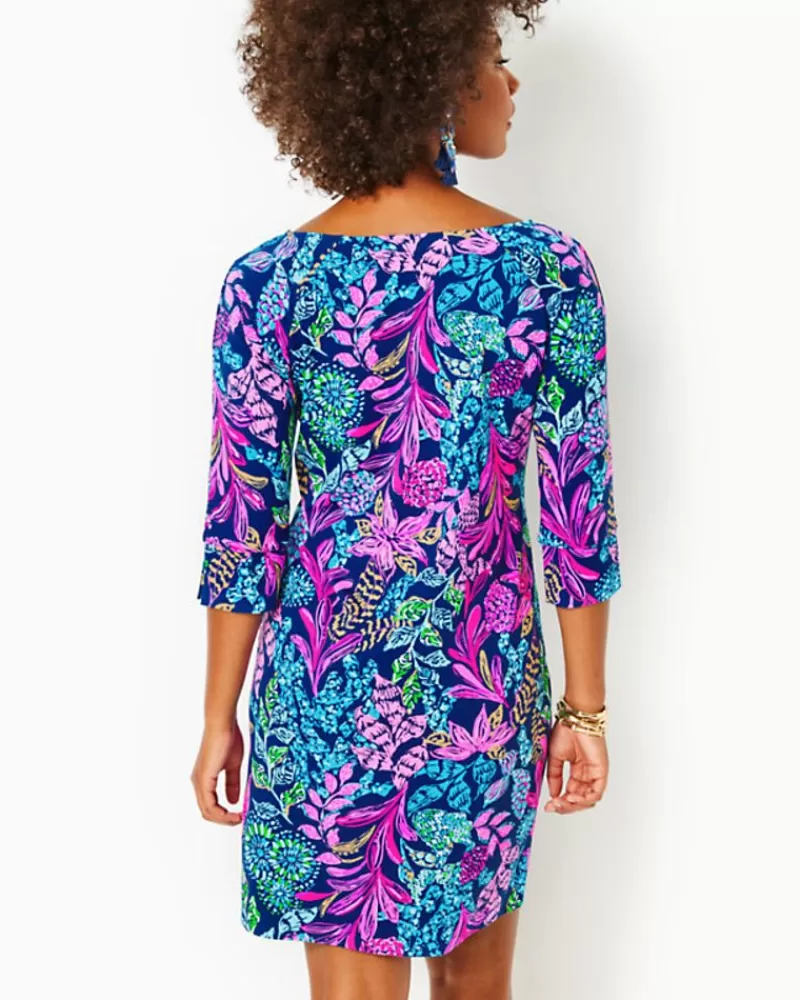 Dresses^Lilly Pulitzer Upf 50+ Chillylilly Braedyn Dress Aegean Navy Calypso Coast