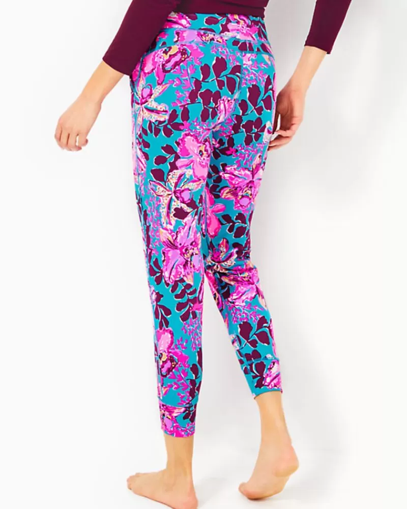 Loungewear^Lilly Pulitzer Upf 50+ Luxletic 28" Island Mid-Rise Jogger Blue Rhapsody Orchid You Not