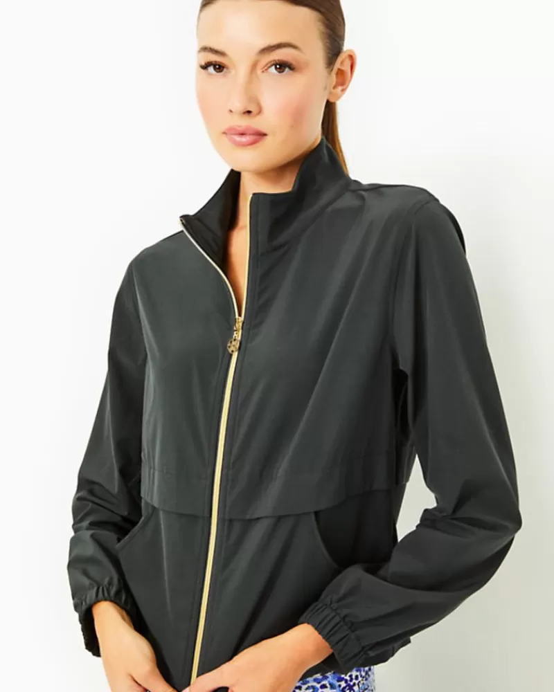 Activewear^Lilly Pulitzer Upf 50+ Luxletic Cocos Performance Jacket Onyx