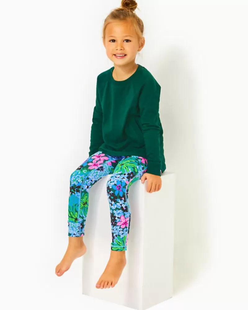 Girls Tops & Bottoms^Lilly Pulitzer Upf 50+ Luxletic Girls Mini Weekender Legging Multi Soiree All Day