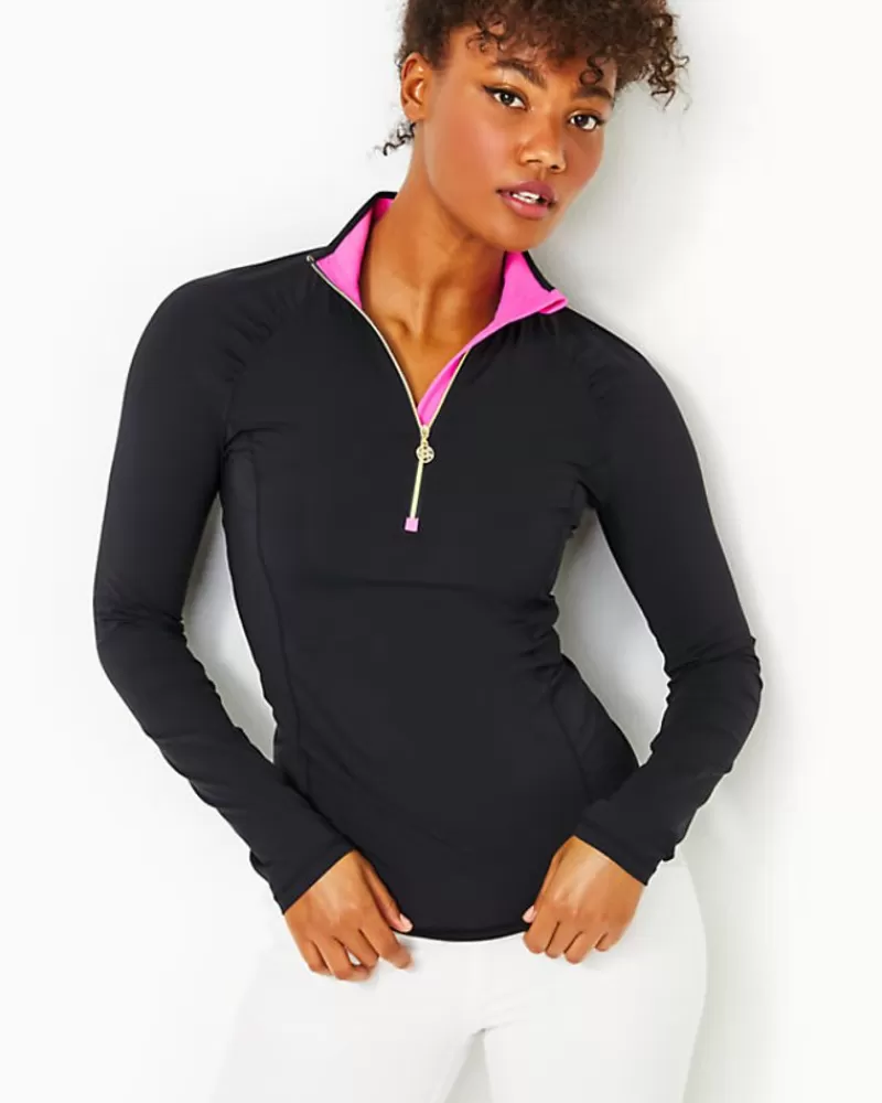 Loungewear^Lilly Pulitzer Upf 50+ Luxletic Justine Pullover Onyx