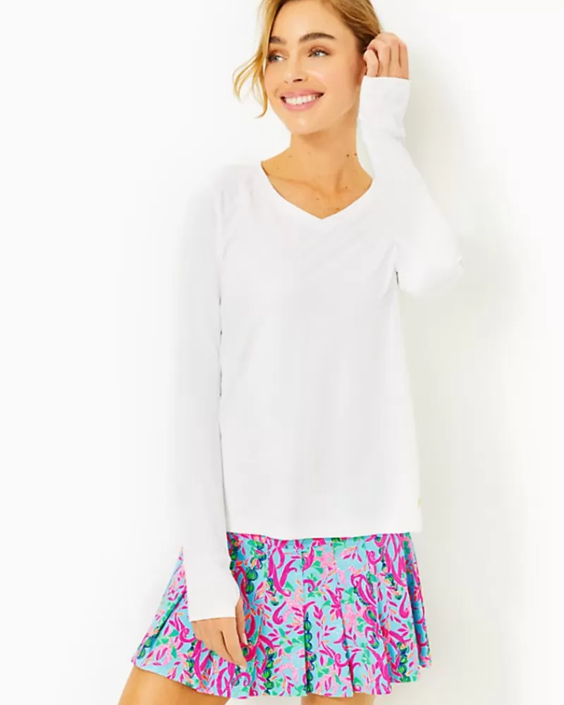 Activewear^Lilly Pulitzer Upf 50+ Luxletic Renay Sunguard Top Resort White