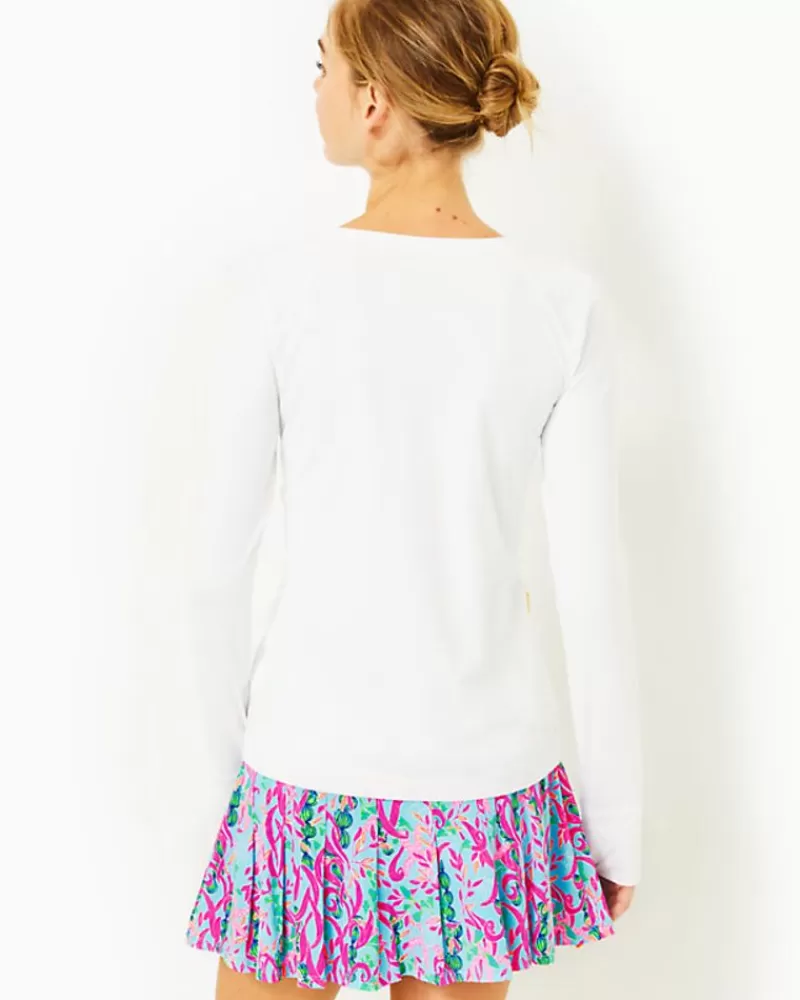 Activewear^Lilly Pulitzer Upf 50+ Luxletic Renay Sunguard Top Resort White