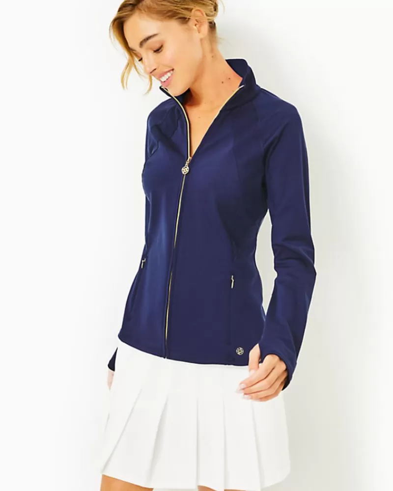 Activewear^Lilly Pulitzer Upf 50+ Luxletic Tennison Jacket True Navy