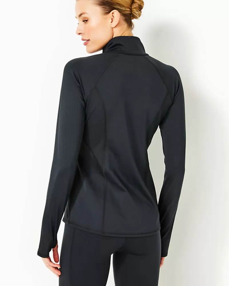 Activewear^Lilly Pulitzer Upf 50+ Luxletic Tennison Jacket Onyx