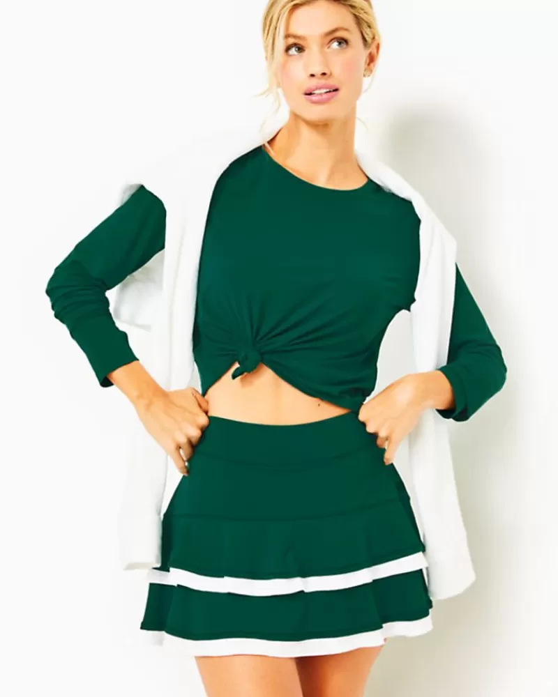 Activewear^Lilly Pulitzer Upf 50+ Luxletic Zela Skort Evergreen X Resort White