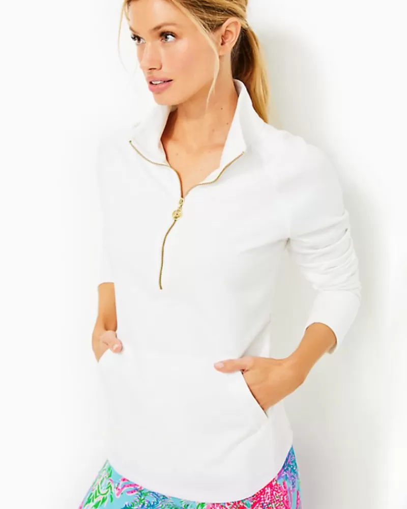 Activewear^Lilly Pulitzer Upf 50+ Skipper Popover Resort White