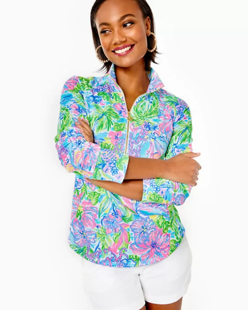 Outerwear^Lilly Pulitzer Upf 50+ Skipper Popover Multi Lilly Loves Hawaii