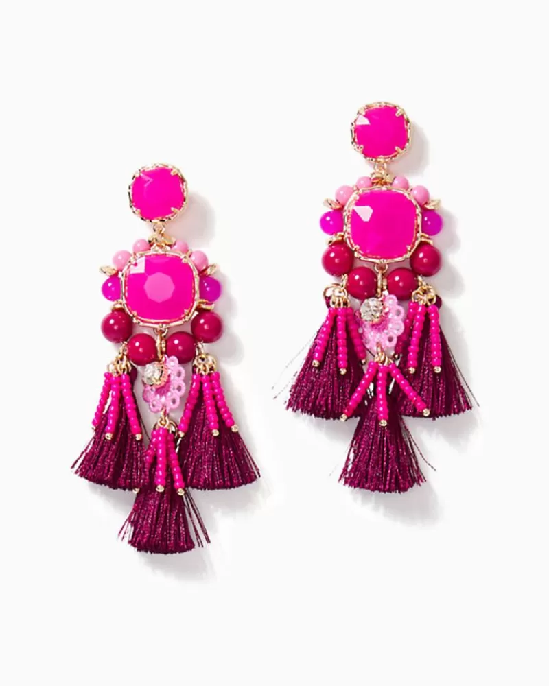 Jewelry^Lilly Pulitzer Waterside Earrings Amarena Cherry