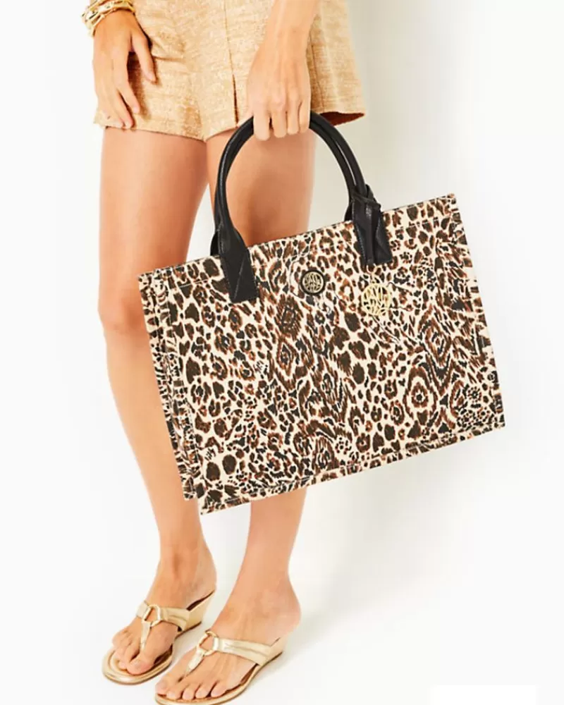 Bags^Lilly Pulitzer Winstead Tote Macadamia Big Pattern Play