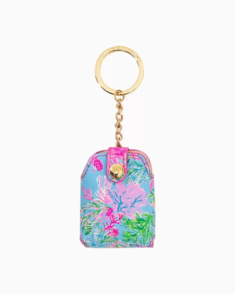 Phone & Tech^Lilly Pulitzer Wireless Earbuds Case Celestial Blue Cay To My Heart